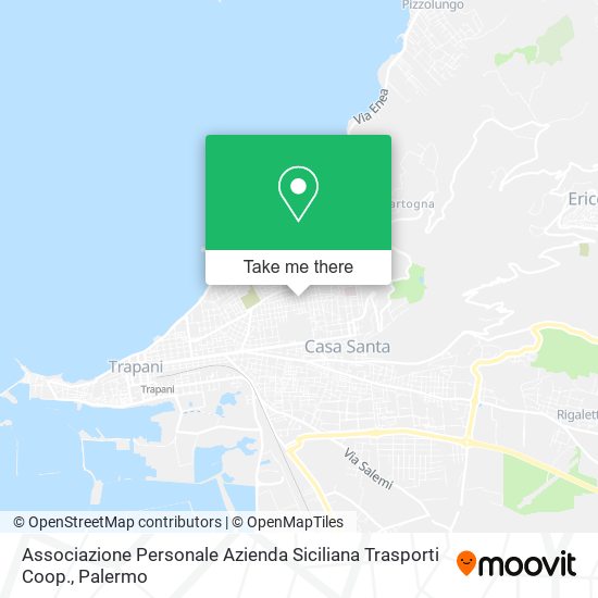 Associazione Personale Azienda Siciliana Trasporti Coop. map