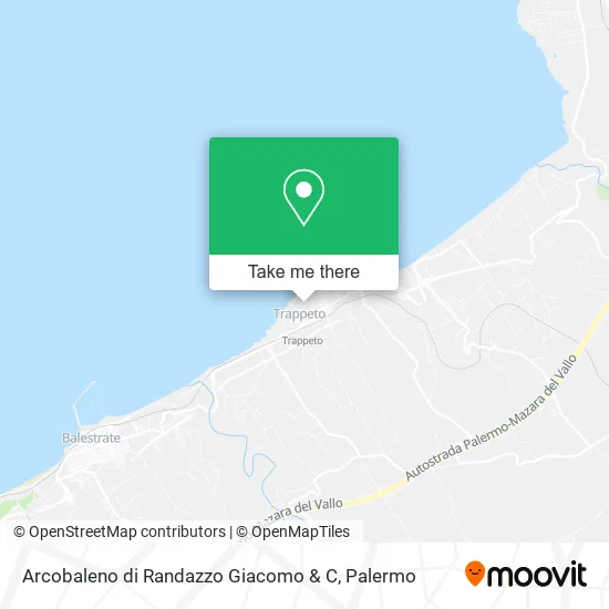 Arcobaleno di Randazzo Giacomo & C map