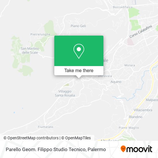 Parello Geom. Filippo Studio Tecnico map