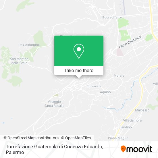 Torrefazione Guatemala di Cosenza Eduardo map