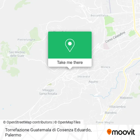 Torrefazione Guatemala di Cosenza Eduardo map