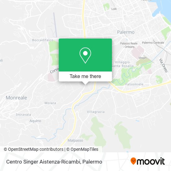 Centro Singer Aistenza-Ricambi map