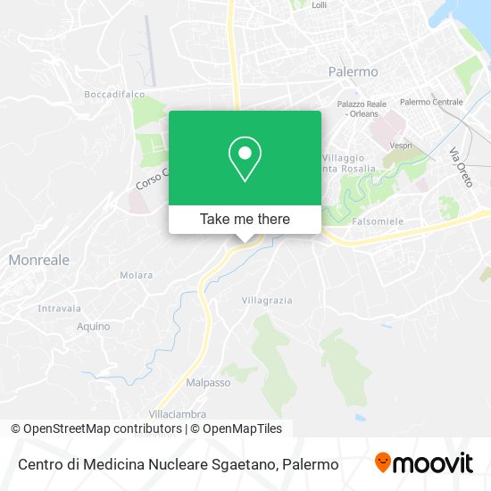 Centro di Medicina Nucleare Sgaetano map