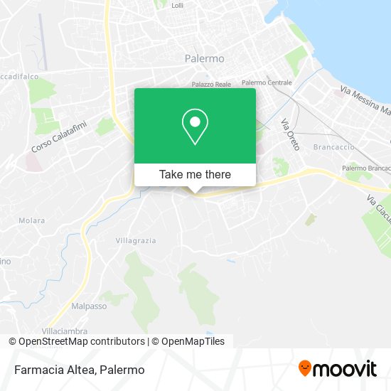 Farmacia Altea map