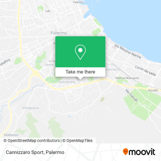 Cannizzaro Sport map