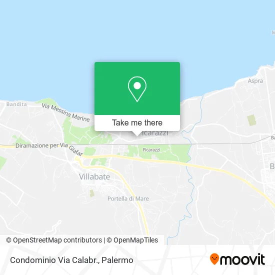 Condominio Via Calabr. map
