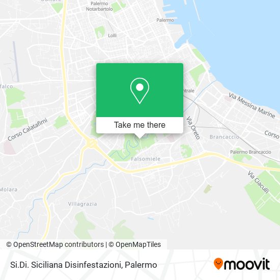 Si.Di. Siciliana Disinfestazioni map
