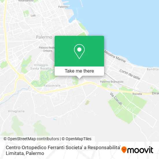 Centro Ortopedico Ferranti Societa' a Responsabilita' Limitata map