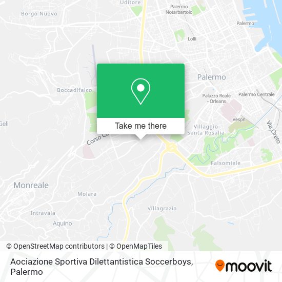 Aociazione Sportiva Dilettantistica Soccerboys map