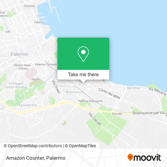 Amazon Counter map