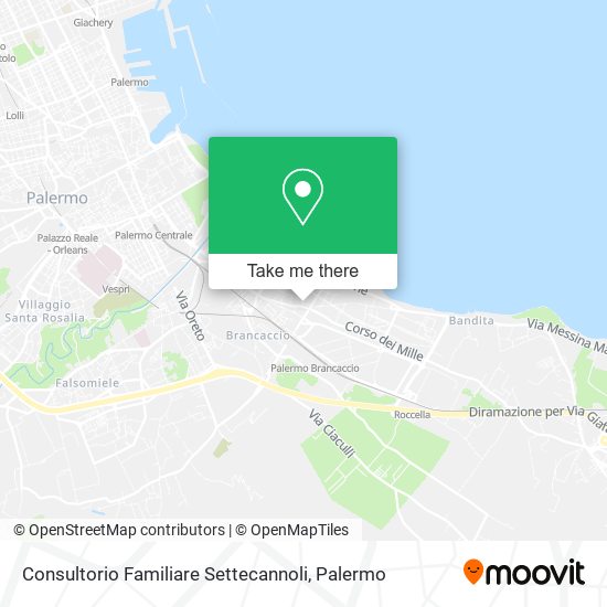 Consultorio Familiare Settecannoli map