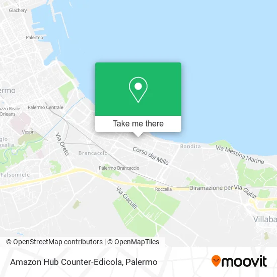 Amazon Hub Counter-Edicola map