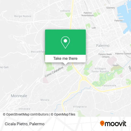 Cicala Pietro map