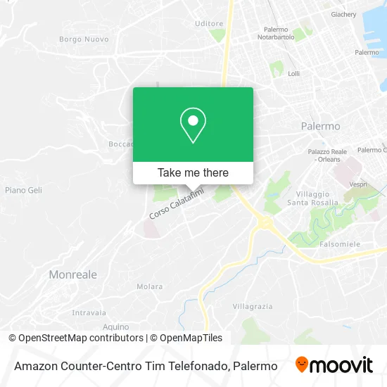 Amazon Counter-Centro Tim Telefonado map