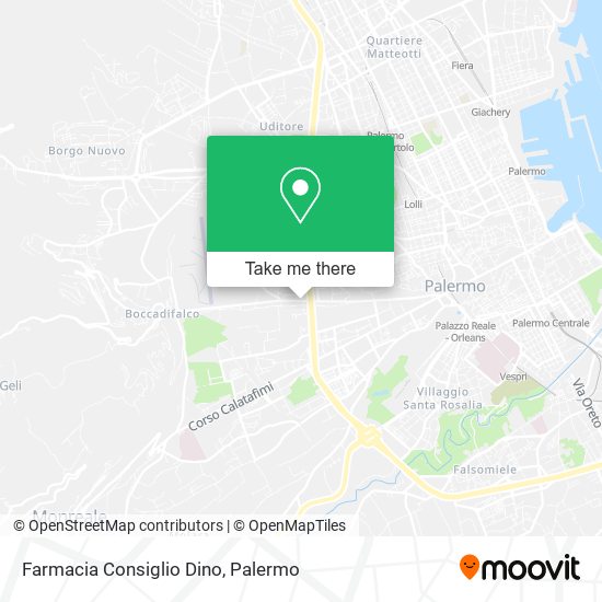 Farmacia Consiglio Dino map
