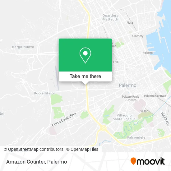 Amazon Counter map