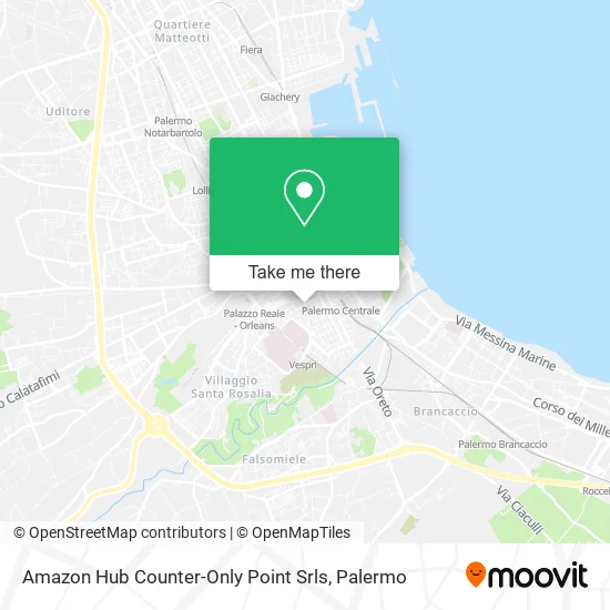 Amazon Hub Counter-Only Point Srls map