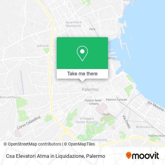 Csa Elevatori Atma in Liquidazione map