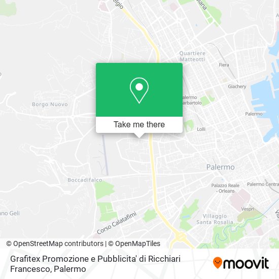 Grafitex Promozione e Pubblicita' di Ricchiari Francesco map