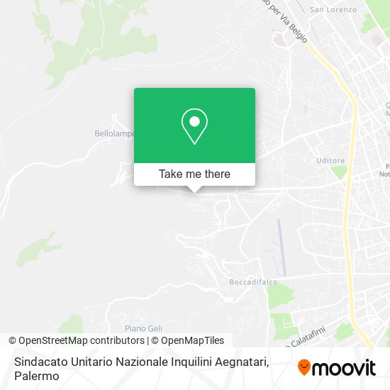 Sindacato Unitario Nazionale Inquilini Aegnatari map