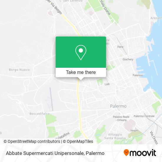 Abbate Supermercati Unipersonale map