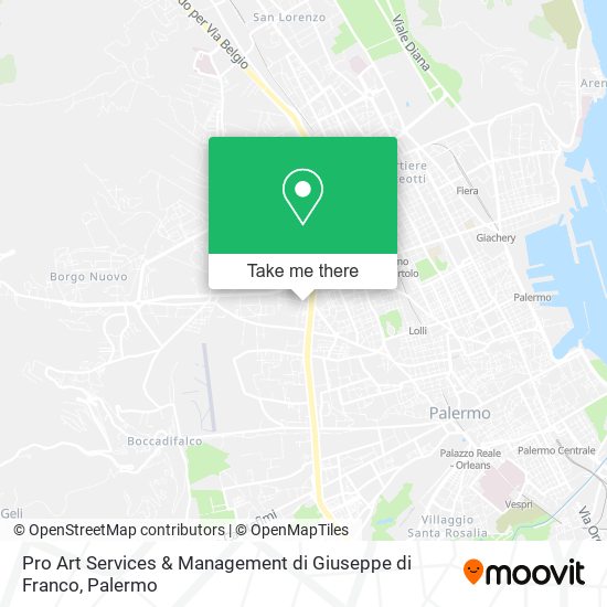 Pro Art Services & Management di Giuseppe di Franco map