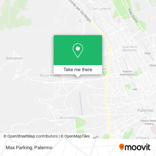 Max Parking map