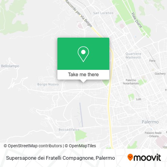Supersapone dei Fratelli Compagnone map