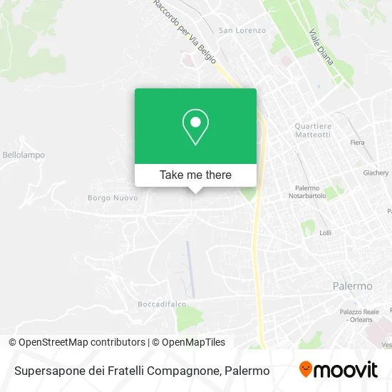 Supersapone of Compagnone Brothers map