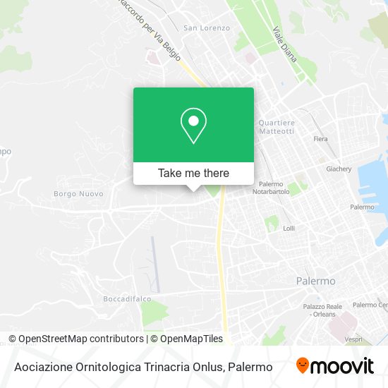 Aociazione Ornitologica Trinacria Onlus map