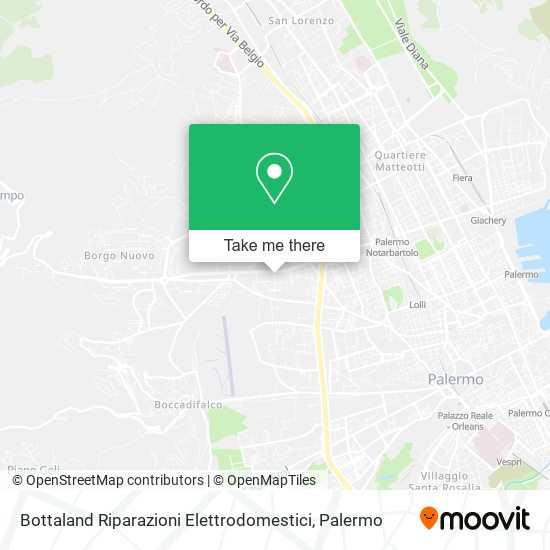 Bottaland Riparazioni Elettrodomestici map