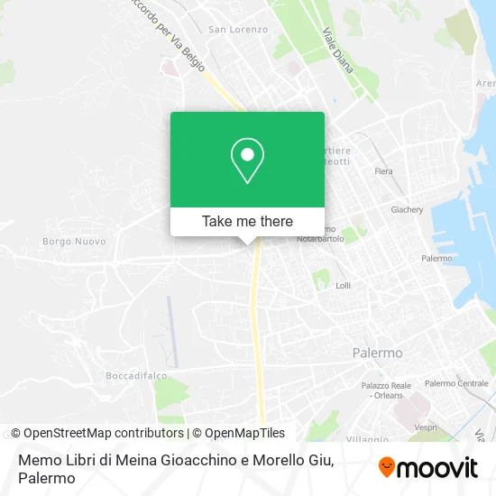 Memo Libri di Meina Gioacchino e Morello Giu map