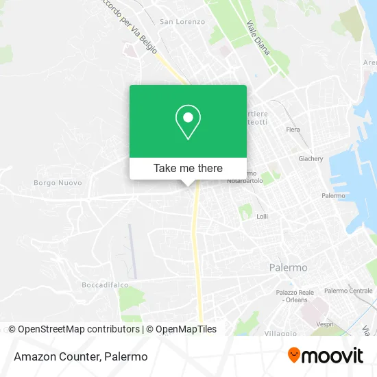 Amazon Counter map