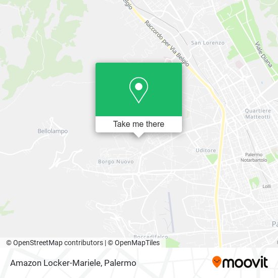 Amazon Locker-Mariele map