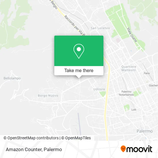 Amazon Counter map