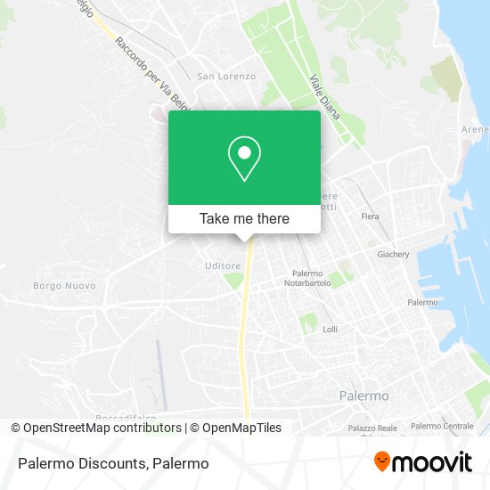 Palermo Discounts map