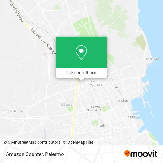 Amazon Counter map