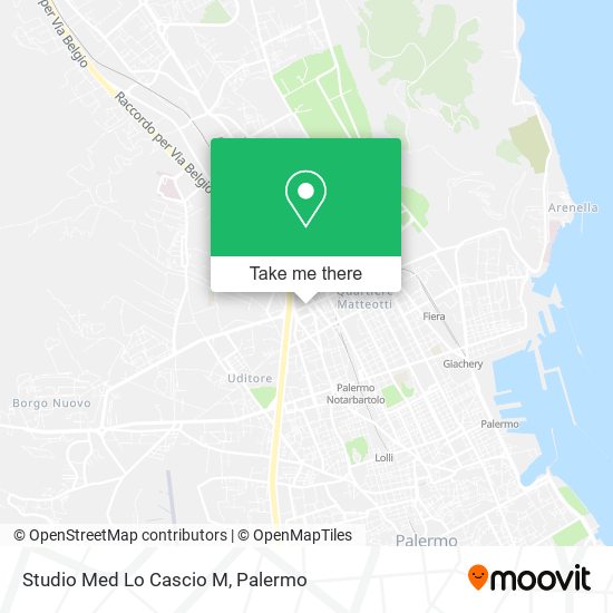 Studio Med Lo Cascio M map
