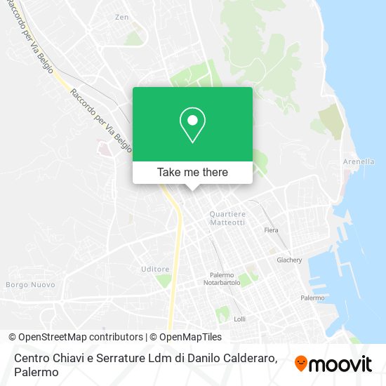 Centro Chiavi e Serrature Ldm di Danilo Calderaro map