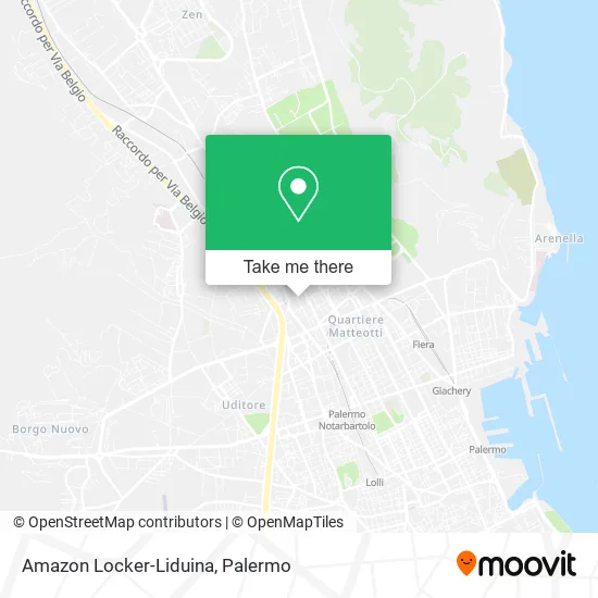Amazon Locker-Liduina map