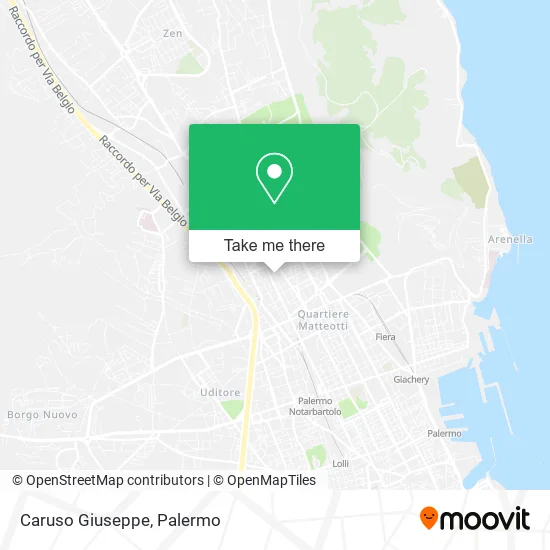 Caruso Giuseppe map