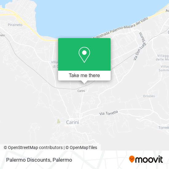 Palermo Discounts map