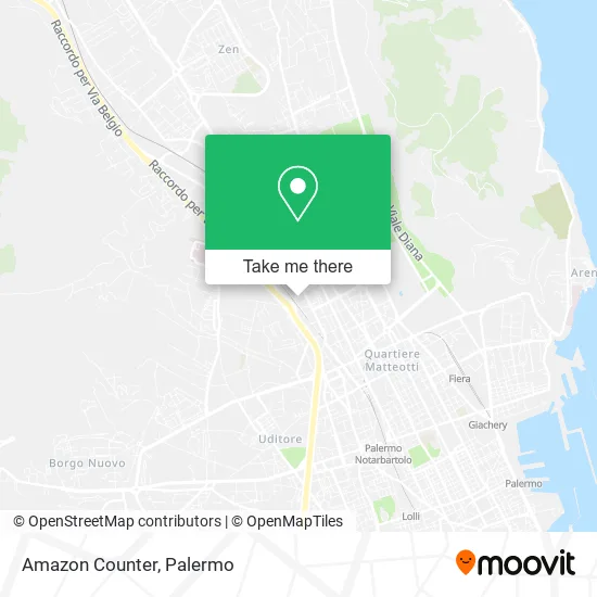 Amazon Counter map