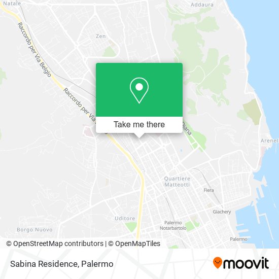 Sabina Residence map