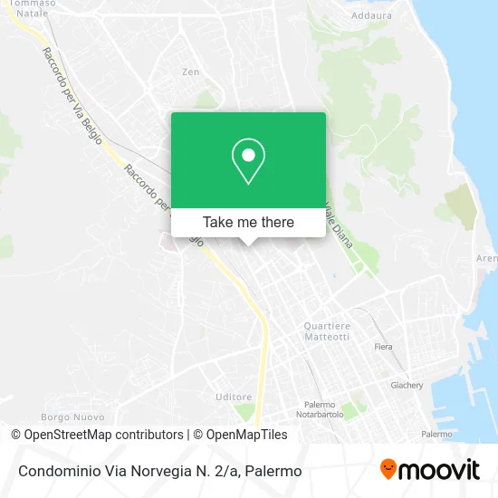 Condominio Via Norvegia N. 2/a map