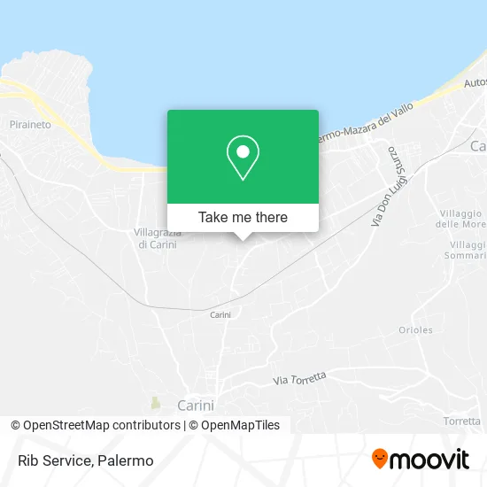 Rib Service map