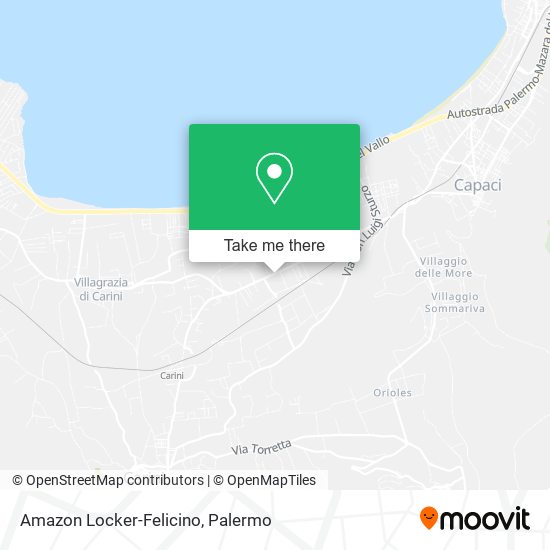 Amazon Locker-Felicino map