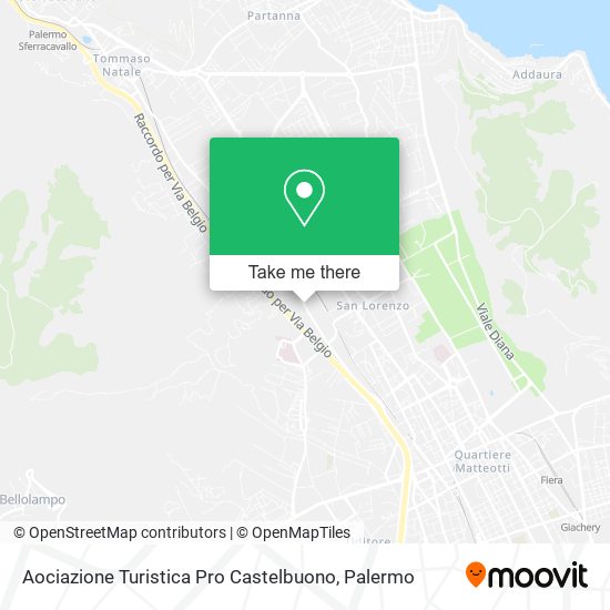 Aociazione Turistica Pro Castelbuono map