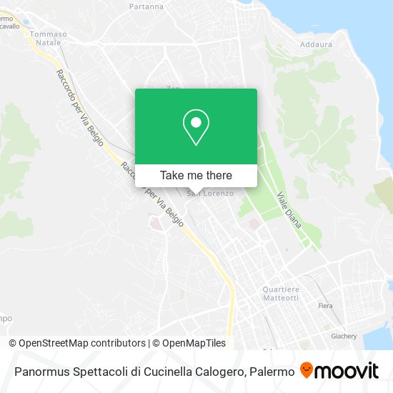 Panormus Spettacoli di Cucinella Calogero map