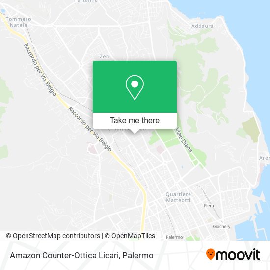 Amazon Counter-Ottica Licari map